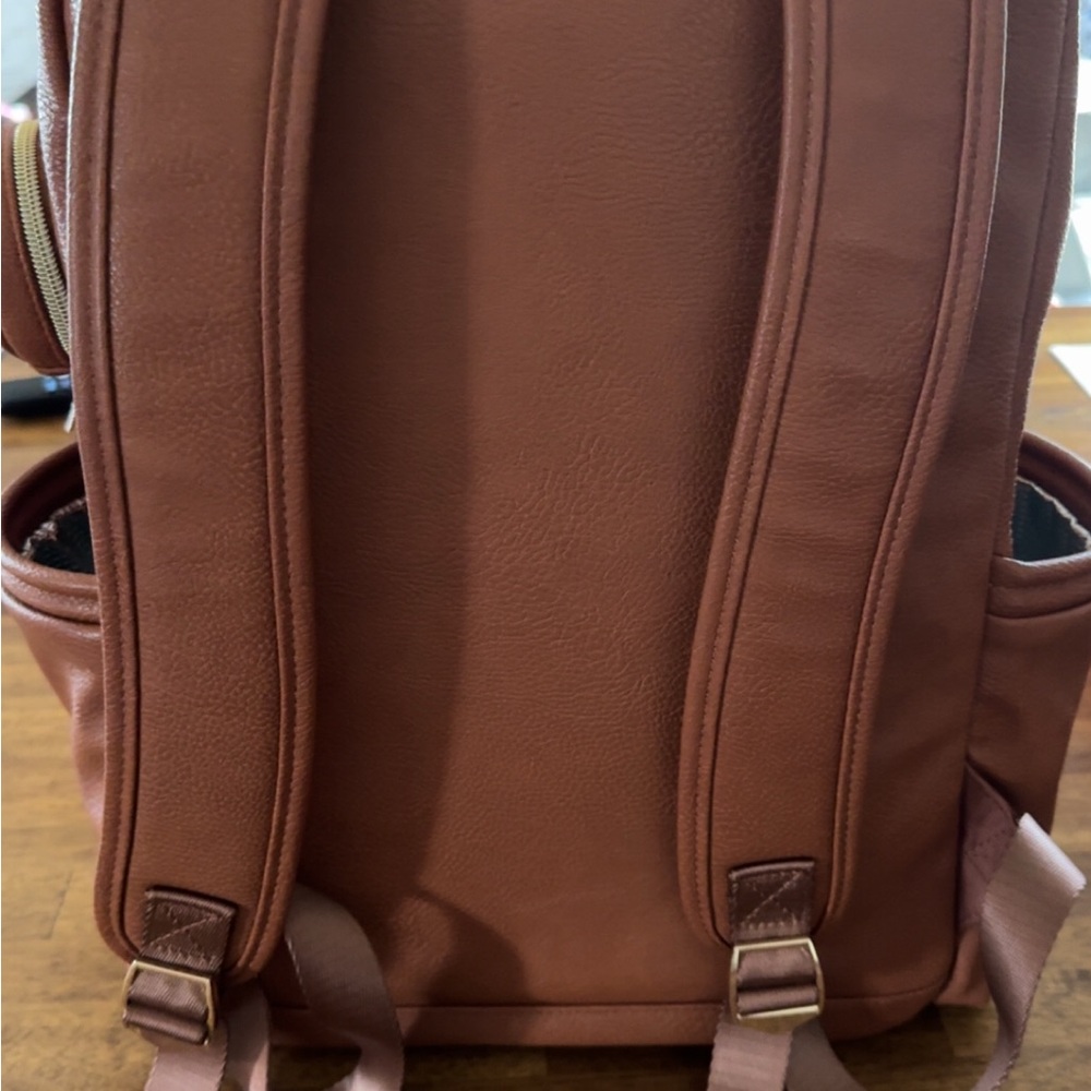 Itzy Ritzy Tan Diaper Backpack - Picture 2 of 9